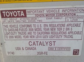 2009 TOYOTA RAV4, WHITE, LMTD, 3.5L, AT, AWD,   Z25169